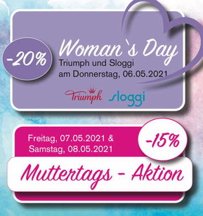 Women's Day Donnerstag 06.05.2021 -20%